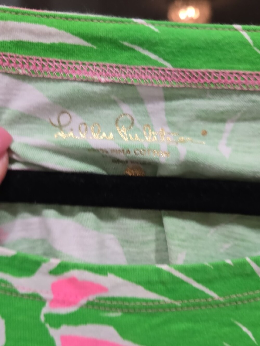Lilly Pulitzer Pink & Green Pineapple Shift Dress - Picture 3 of 7